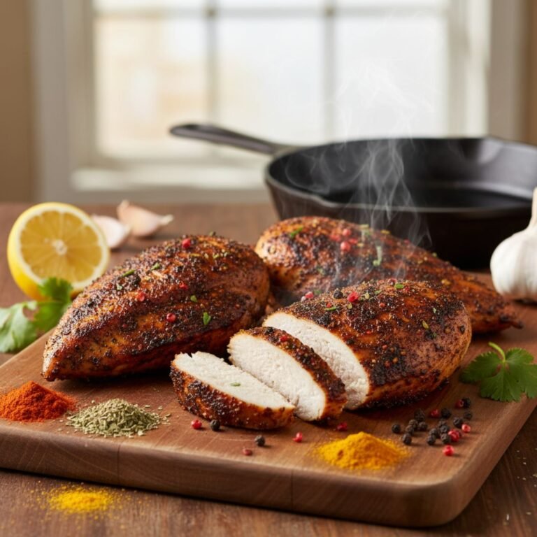 blackened chicken recipe