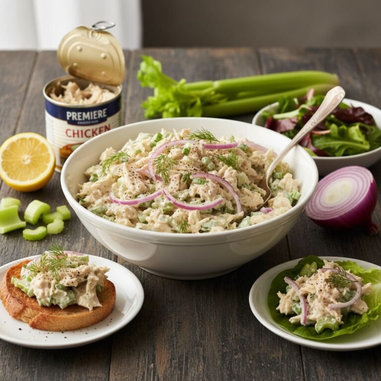 canned chicken salad recipe