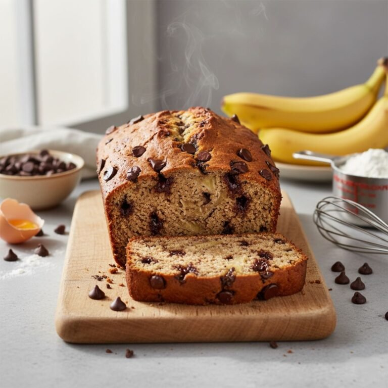 chocolate chip banana bread recipe