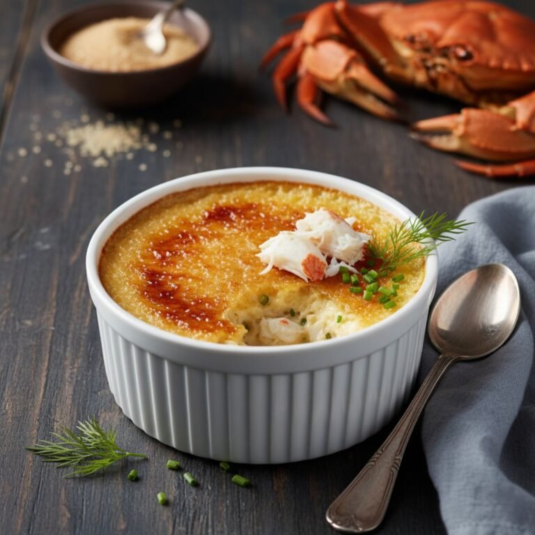 crab brulee recipe