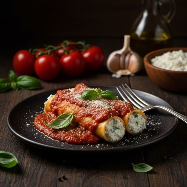 manicotti recipe