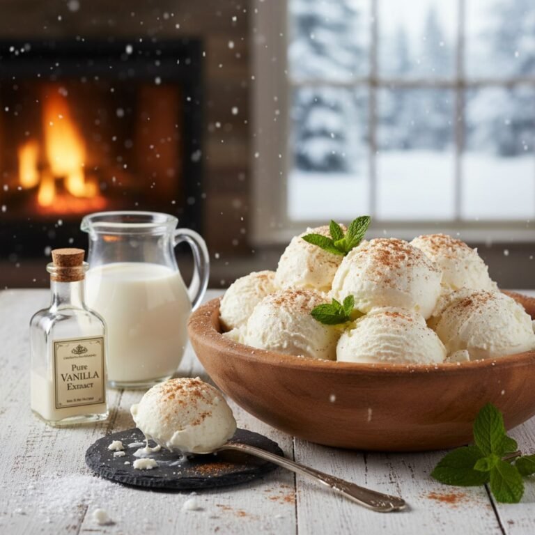 snow cream recipe
