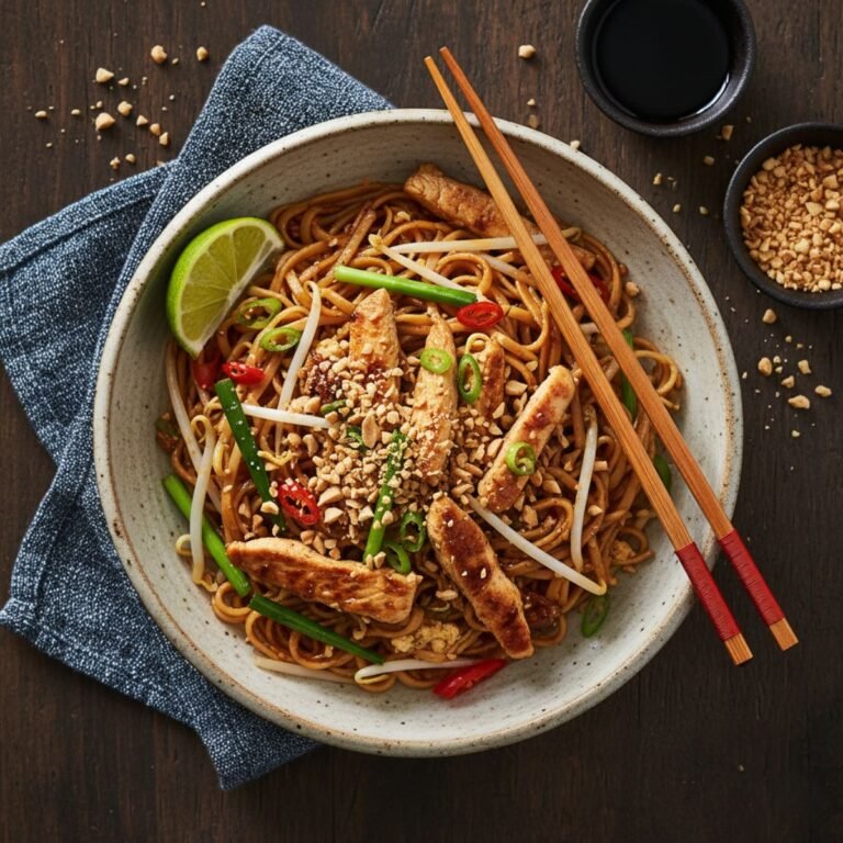 chicken pad thai recipe