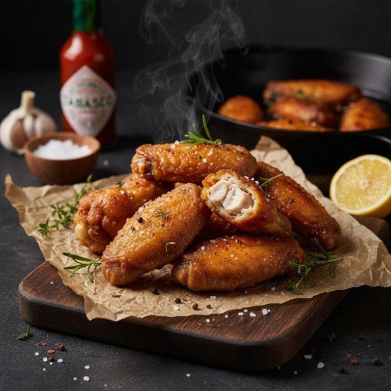 fried chicken wings recipe