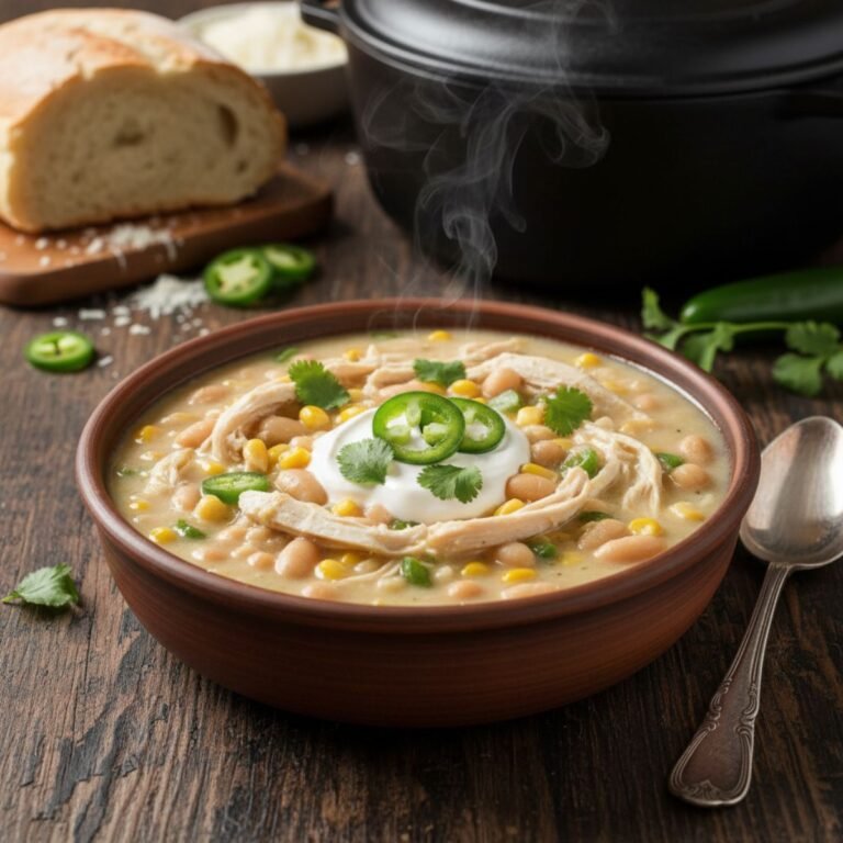 white chicken chili crockpot recipe